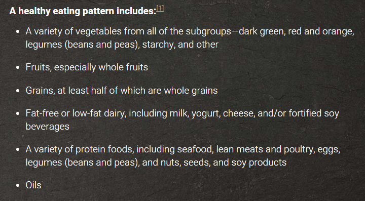 Oil its own food group
